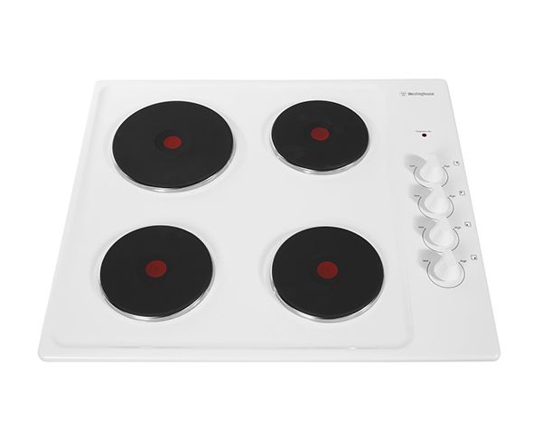 Westinghouse 60cm White Electric Cooktop